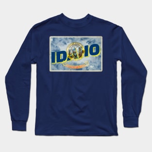 Idaho vintage style retro souvenir Long Sleeve T-Shirt